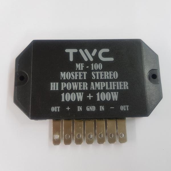 TWC MF-100 MOSFET STERIO 100W 100W HI POWER AMPLIFIER TECHNOLOGY BY JAPAN