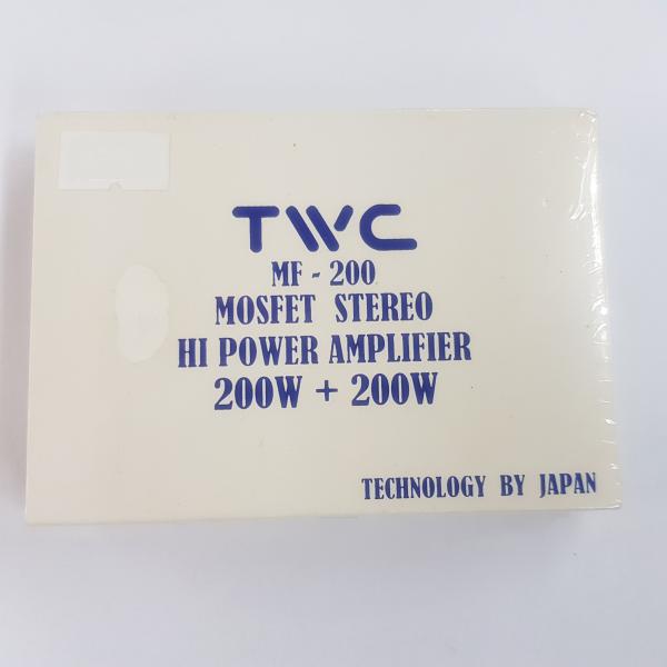 TWC MF-200 MOSFET STERIO 200W 200W HI POWER AMPLIFIER TECHNOLOGY BY JAPAN