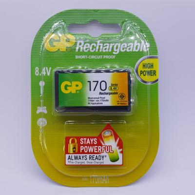 ถ่านชาร์จ GP#NiMH170mAh 9V