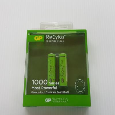 ถ่านชาร์จ GP AAA 100mAh GP100AAAHCETH-2GBAS2