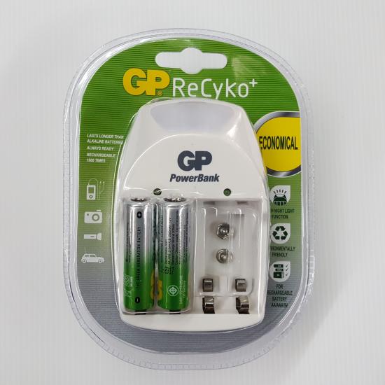 เครื่องชาร์จ GP#GPRHOPB11051+ถ่าน2ก้อน