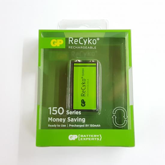 ถ่านชาร์จ GP 9V 150mAh GPRHV158B025
