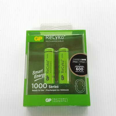 ถ่านชาร์จ GP AA 1000mAh GP100AAHCGCAS-2UWC2