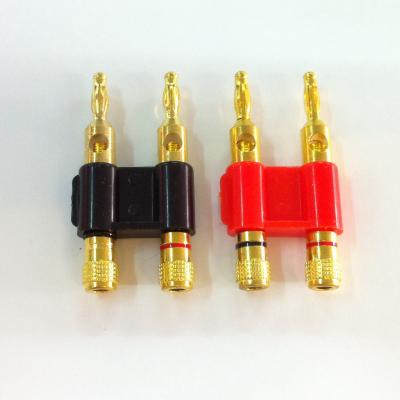 P.กล้วยคู่สีทอง เสียบแท็ปลำโพง TMN-8