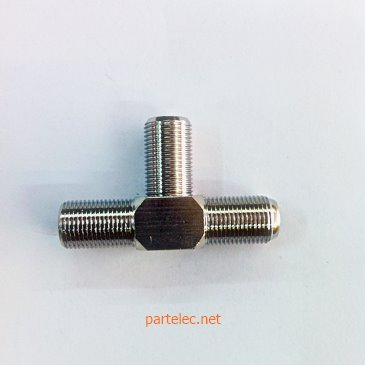 J.F ต่อกลาง 3 ทาง ตัว T (F-TYPE 3 ทาง)**