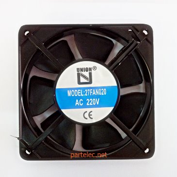 พัดลมระบายความร้อน AC UNION 4.5x4.5นิ้ว 27FAN020