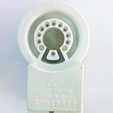 ซ็อกเก็ตTV 10ขา คอใหญ่ GZS10-2-1 HOSIDES