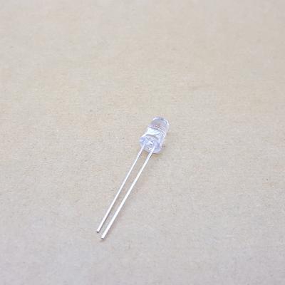 LED 5 มิล L-07 ซุปเปอร์ไบรท์ ขาวใส/น้ำเงิน