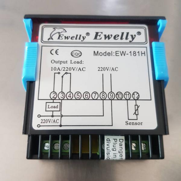ตัวควบคุมอุณหภูมิเครื่องเย็น ตู้ฟักไข่ EW-181H