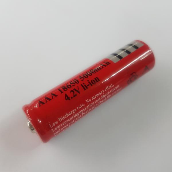 ถ่าน UltraFire 4.2V 5000mAh สีแดง