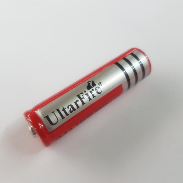 ถ่าน UltraFire 4.2V 5000mAh สีแดง