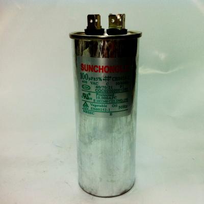 C.คอนเดนเซอร์แอร์ 100ไมโคร ตัวเหล็ก