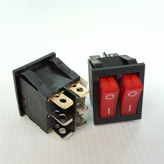 สวิทซ์ KCD-6 แบบคู่ 6ขา