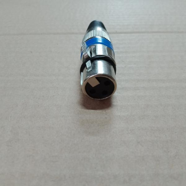 ปลั๊ก CANON MIC ตัวเมียท้ายยาง