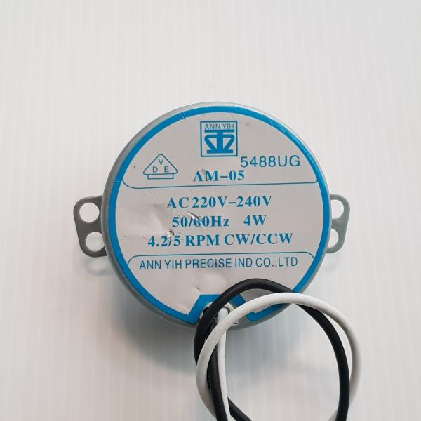 มอเตอร์ส่ายพัดลม ฮาตาริ 4.2/5R 4W.  บ่าสูง