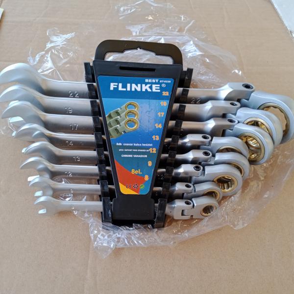 ชุดประแจปากตาย 8 ชิ้น แบบหัว