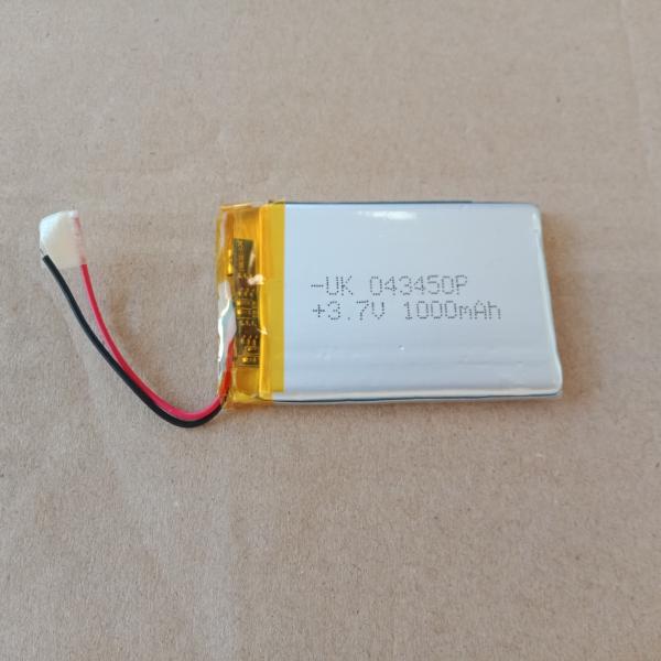 ถ่านชาร์จแบน 3.7V 1000mA (04x34x50 mm.)