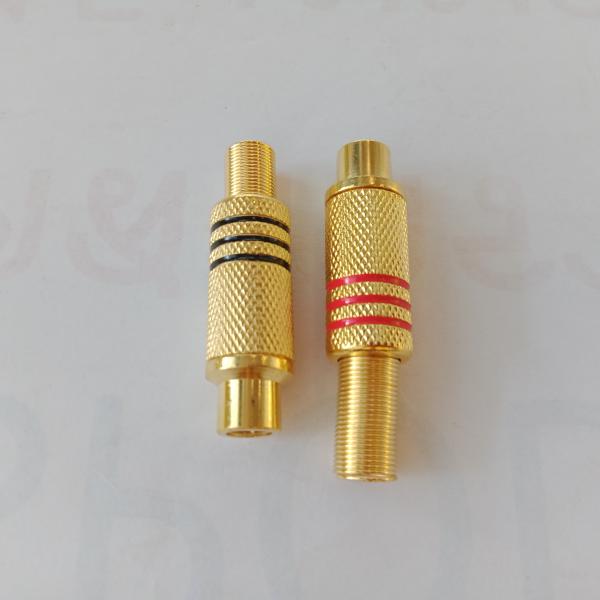 แจ็ค RCA ตัวเมียท้าสปรืงทอง