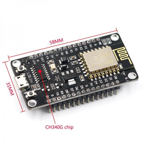 โมดูลไร้สาย nodemcu v3 ch 340 lua wifi iot ESP8266