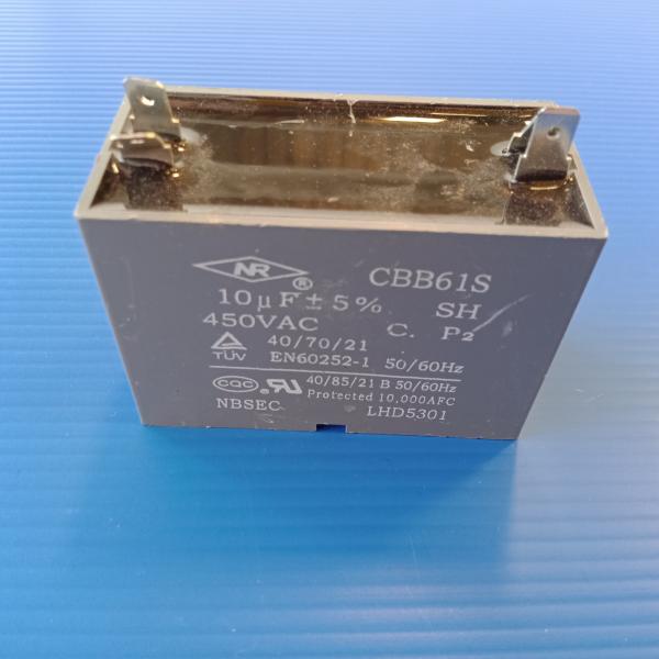 C.พัดลมแอร์ 10uF 450V
