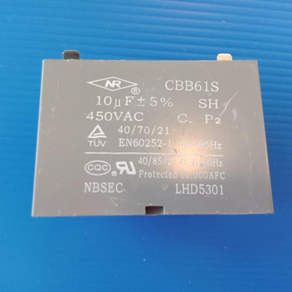 C.พัดลมแอร์ 10uF 450V