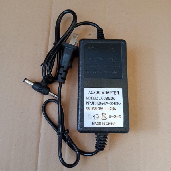 อะแด๊ปเตอร์ 9V 2A แจ๊คเล็ก+ใหญ่
