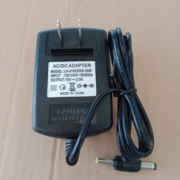 อะแด็ปเตอร์ 15V.2A. ตัวเล็ก แจ็ค 2 หัว