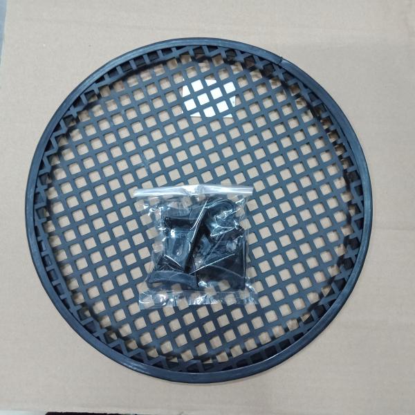 ตะแกรงลำโพง 10 เหล็กขอบยางมีหู