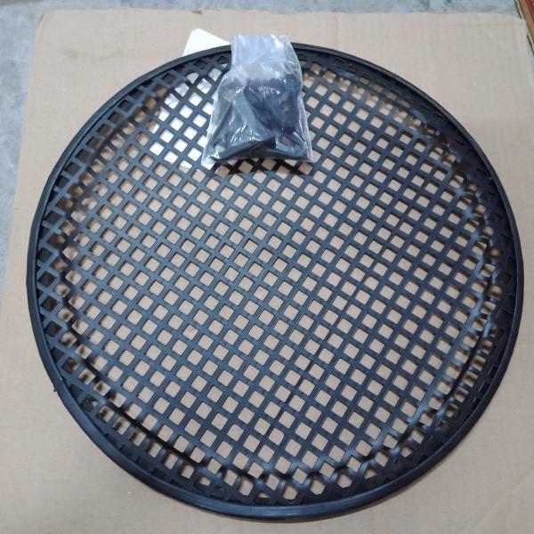 ตะแกรงลำโพง 12 เหล็กขอบยางมีหูจับ