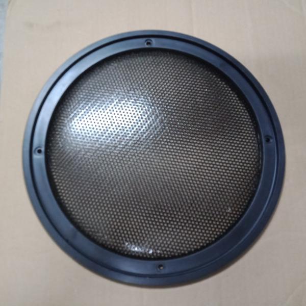 ตะแกรงลำโพง  10  เหล็กขอบพลาสติก