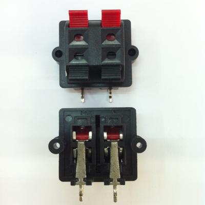 ตัวหนีบสายลำโพงแดง-ดำ