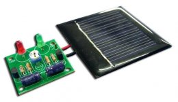 FK1005 ไฟกระพริบสลับ ใช้พลังงานโซลาร์เซลล์ LED 2 ดวง