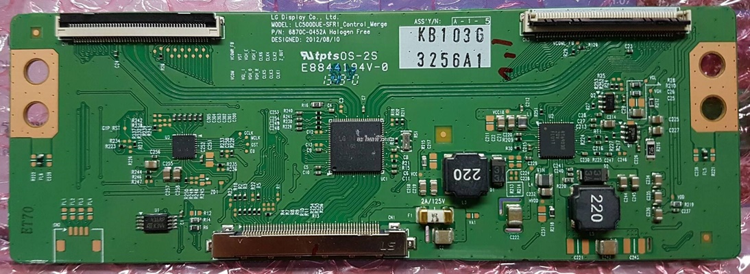 ยี่ห้อ TOSHIBA T-CON  6870C-0452A         ใช้กับโตชิบา จอ 50 นิ้ว