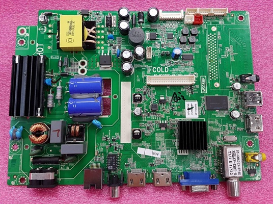 ยี่ห้อ TCL เมนบอร์ด รุ่นLED32S3800   พาร์ทบอร์ด40-MS08BP-MAC2HG
