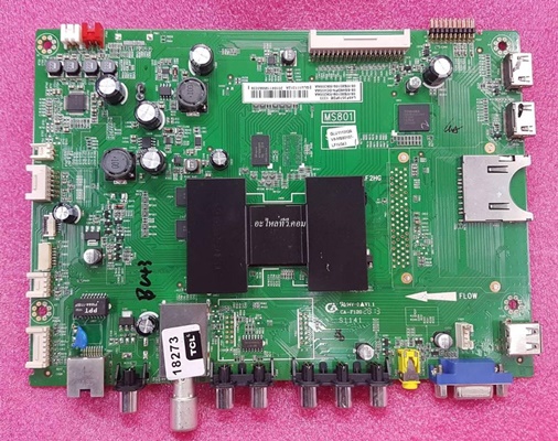 ยี่ห้อ TCL เมนบอร์ด รุ่นL46F3570F   พาร์ทบอร์ด40-1MS801-MAF2HG