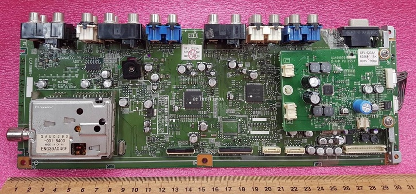 ยี่ห้อ JVC เมนบอร์ด รุ่นLT-42FX77  พาร์ทบอร์ด :SFL0D381A :LCA10689