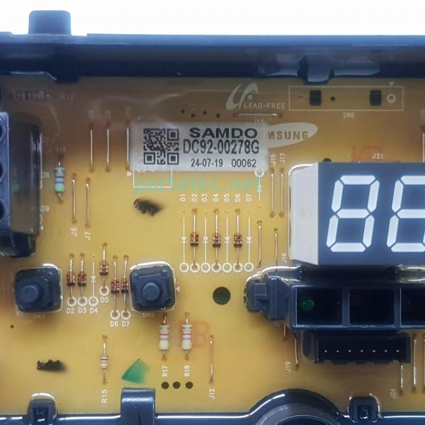บอร์ด SAMSUNG บอร์ดเครื่องซักผ้า DC92-00278G
