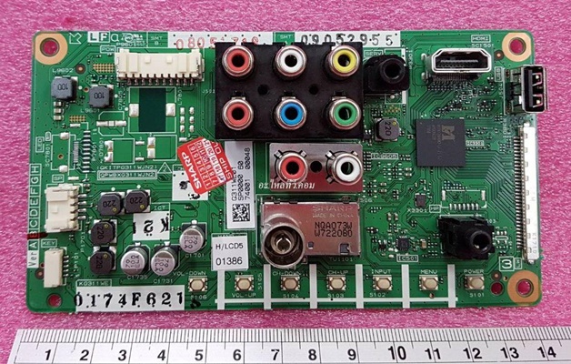 ยี่ห้อ SHARP เมนบอร์ด รุ่นLC-39LE155M