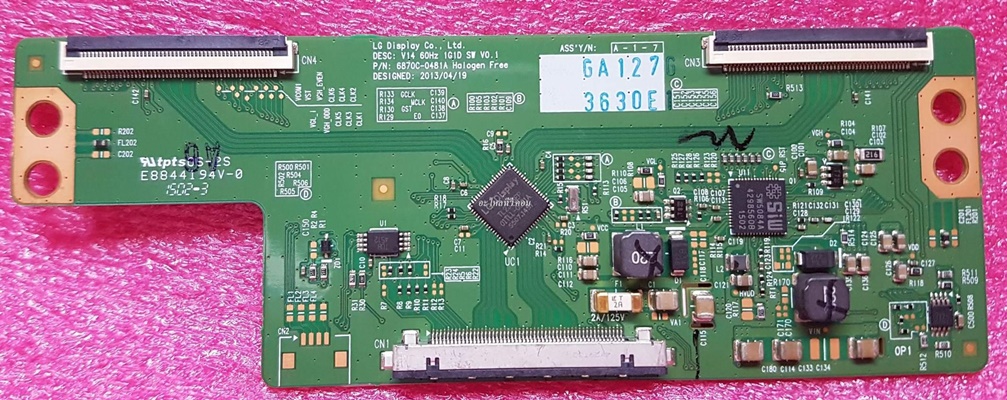 ยี่ห้อ LG T-CON : LG รุ่น42LB551T: 49LB551T            พาร์ท  6870C-0481A