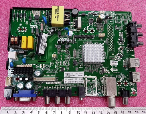 ยี่ห้อ TOSHIBA เมนบอร์ด รุ่น24S2550VT   พาร์ทบอร์ดTP.S512.PA63