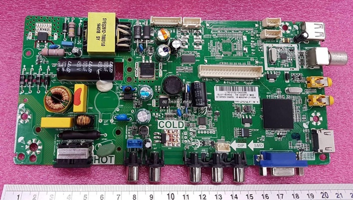 ยี่ห้อ TCL เมนบอร์ด รุ่นLED32B2700   พาร์ทบอร์ด:TP.MS18VG.PB77   เบอร์จอ LVW320CS0TE194.V5