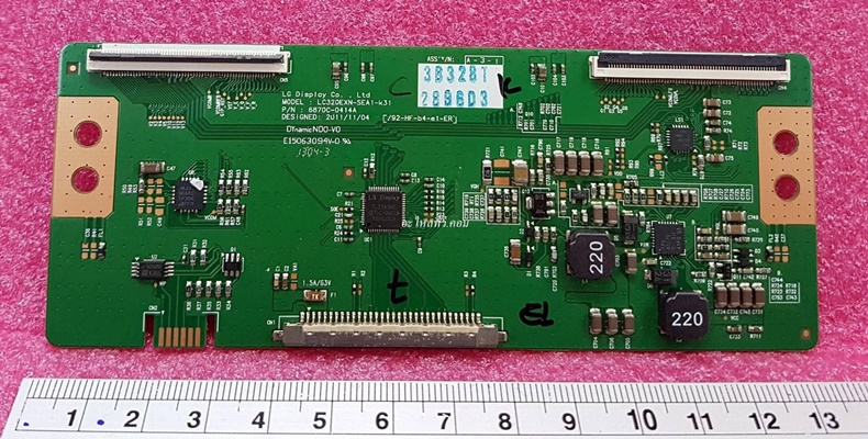 ยี่ห้อ Skyworth ทีคอน(T-CON) รุ่น32E56  พาร์ทบอร์ด :6870C-0414A