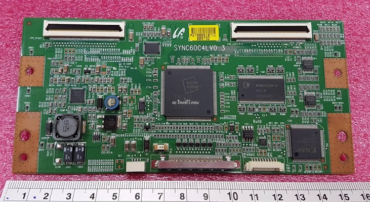 ยี่ห้อ TOSHIBA ทีคอน(T-CON) รุ่น40CV600T  พาร์ทบอร์ด :SYNC60C4LV0.3