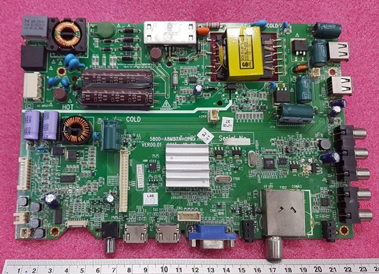 ยี่ห้อ Skyworth เมนบอร์ด รุ่น39E69  พาร์ท 5800-A8M57A-0P10   เวอร์ชั่นใช้จอเบอร์ -V390HJ1-P02