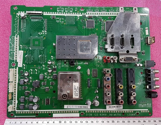 ยี่ห้อ Philips เมนบอร์ด รุ่น42PFL5403S/98  พาร์ทบอร์ด :313912363491_06  ใช้กับจอ-LC420WUE  ใช้กับTCON-6870C-4200C
