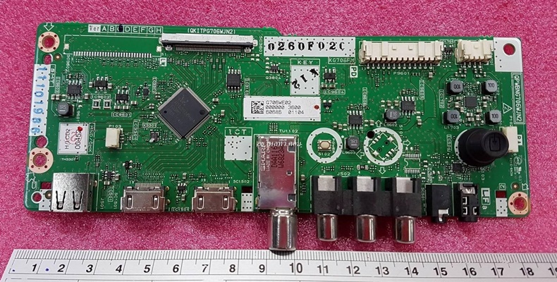 ยี่ห้อ SHARP เมนบอร์ด รุ่นLC-40LE280X   ใช้กับจอ-V400HJ6PE1