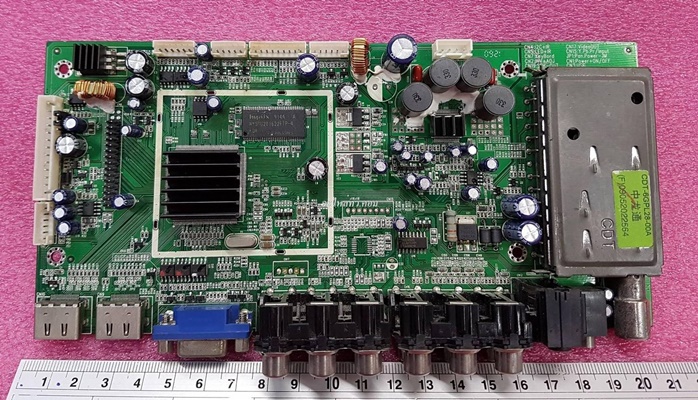 ยี่ห้อ จีน เมนบอร์ด รุ่นLCD32V6A9   ใช้กับจอLC320WXN(SB)D1  T-CON-6870C-0338B