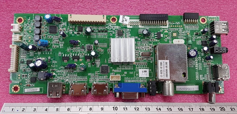 ยี่ห้อ Skyworth เมนบอร์ด รุ่น32E66A  พาร์ทบอร์ด :5800-A8M480-0P20