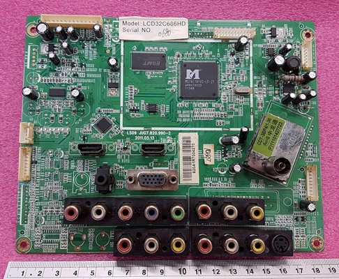 ยี่ห้อ จีน เมนบอร์ด(Main board) รุ่นLCD32C686HD  พาร์ทบอร์ด :JUG7.820.990-2   เวอร์ชั่นใช้จอซัมซุง เบอร์ใช้จอเบอร์ LTA320AP05