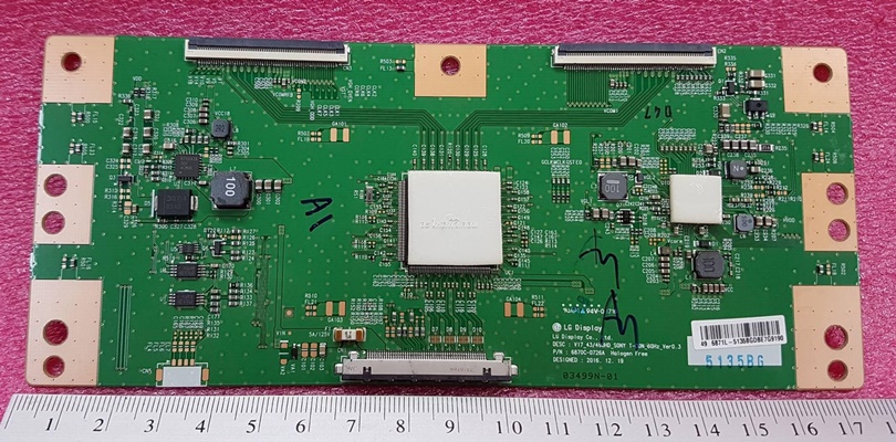 ยี่ห้อ SONY ทีคอน(T-CON) รุ่นKD-49X7000E   พาร์ทบอร์ด :6870C-0726A